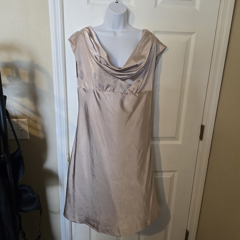 Elegant Long Sleeve Dress in Cream